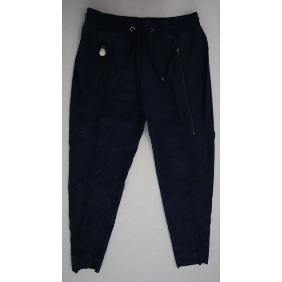 MAC Jeans Women's Sz 36/OL Blue Future Worker Casual Loose Fit Stretch Pants - Picture 1 of 11